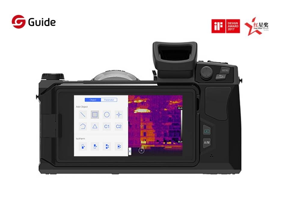 Caméra infrarouge de formation d'images thermiques d'IP43 45mk avec le viseur