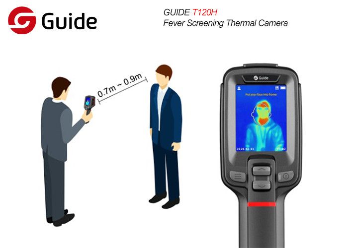 Thermomètre tenu dans la main IP54 de formation d'images thermiques d'IR avec la fonction d'alarme